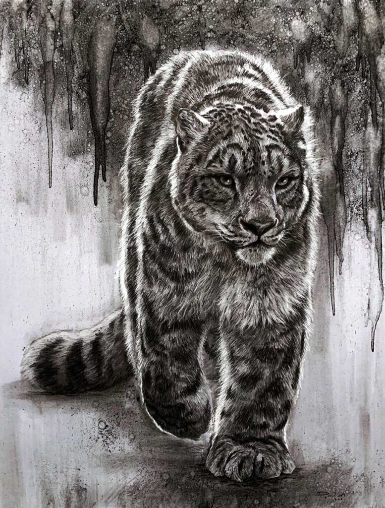 charcoal drawing by david wilson