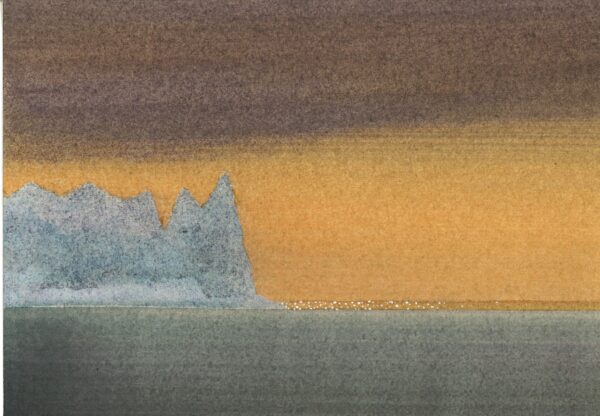 No. 45 - Icebergs at Dawn