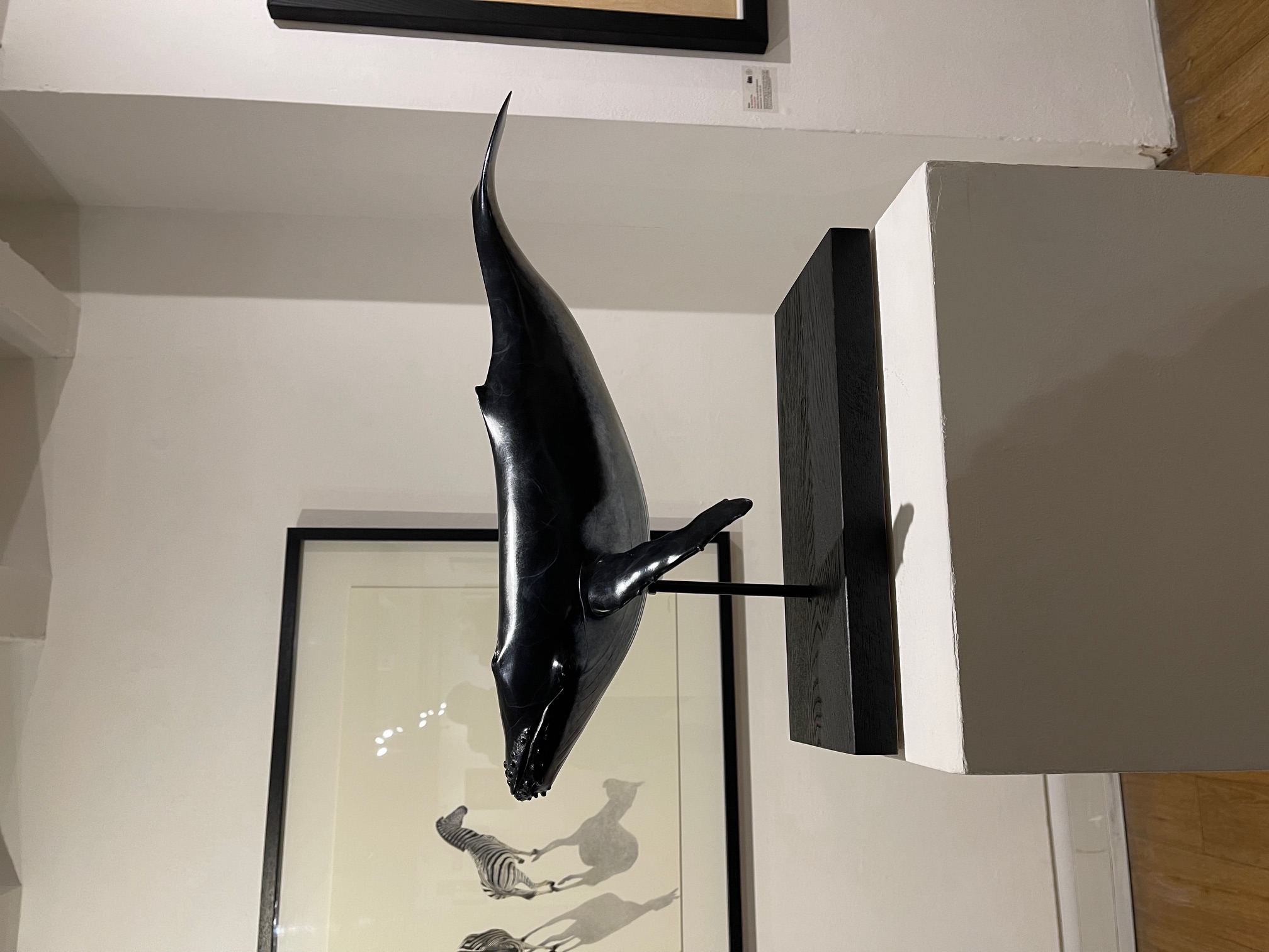 Image of Stephen Rew Whale sculpture