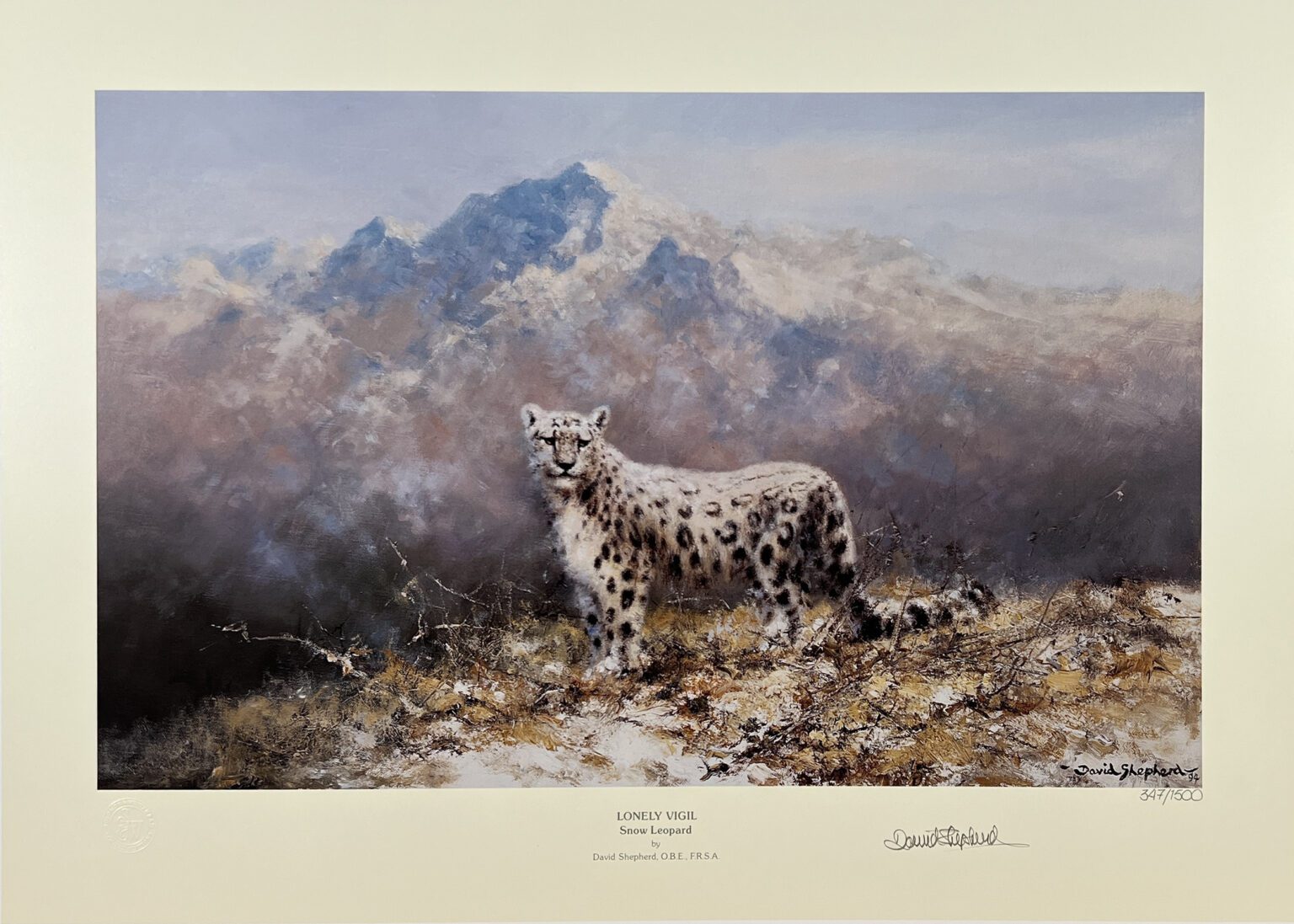 Lonely Vigil David Shepherd Wildlife Foundation