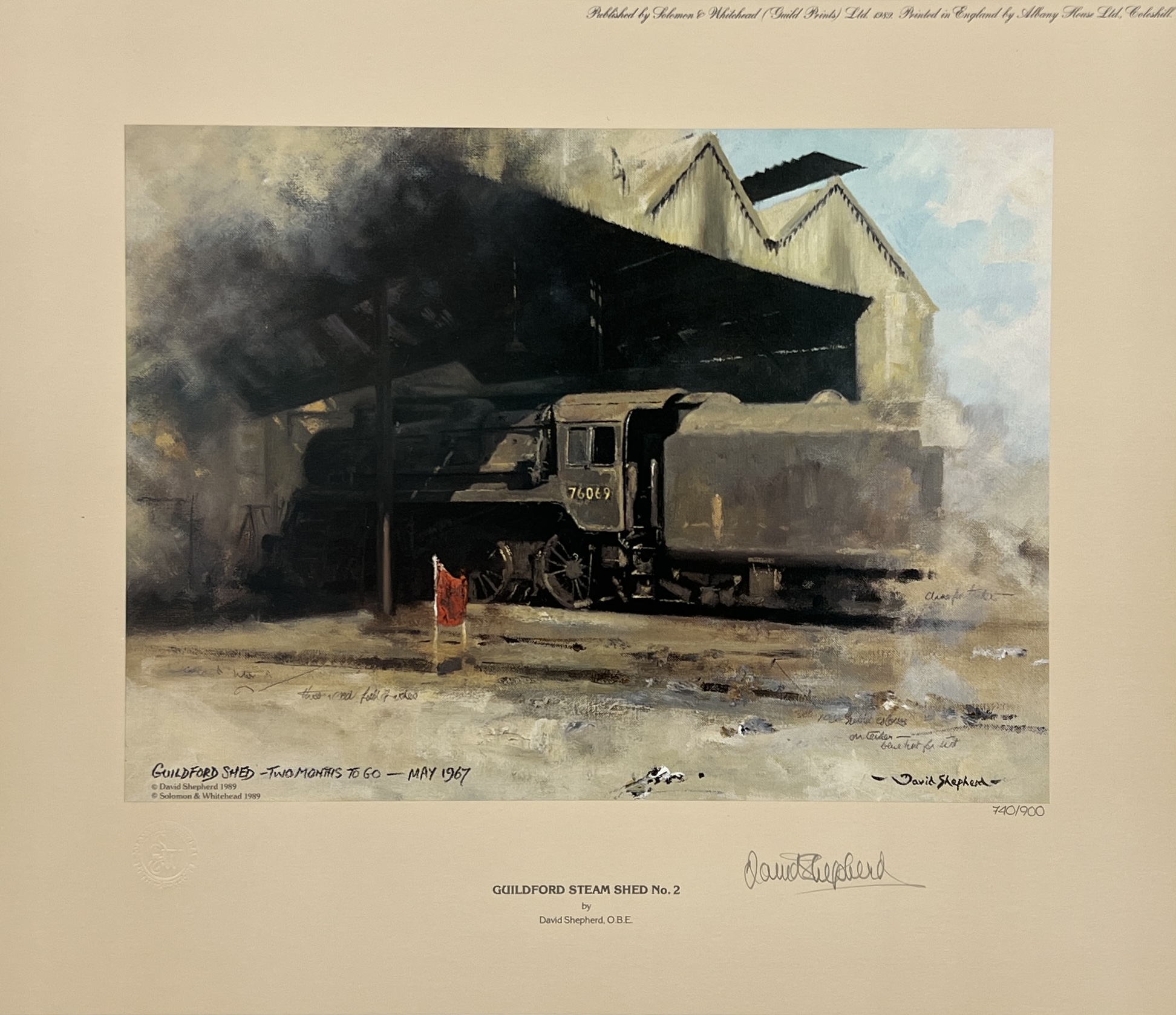 Image of Guildford Steam Shed No. 2 by David Shepherd