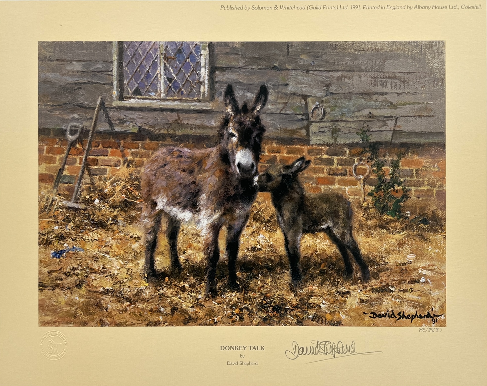 Image of Donkey Talk by David Shepherd