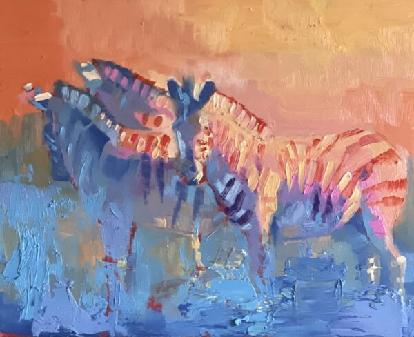 #WAY24MAIN81 Catherine Ingleby - Zebra Colour Study 1