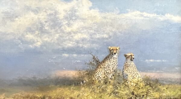 Image of Stormy Skies over the Serengeti by David Shepherd