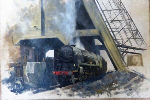 Engine Under the Bridge at Nine Elms