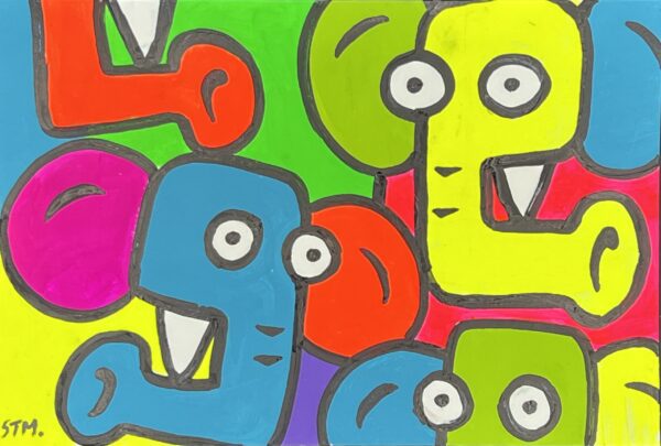 WAY Sketch for Wildlife 2022 - Vibrant Elephants 2 by Shoji Terada