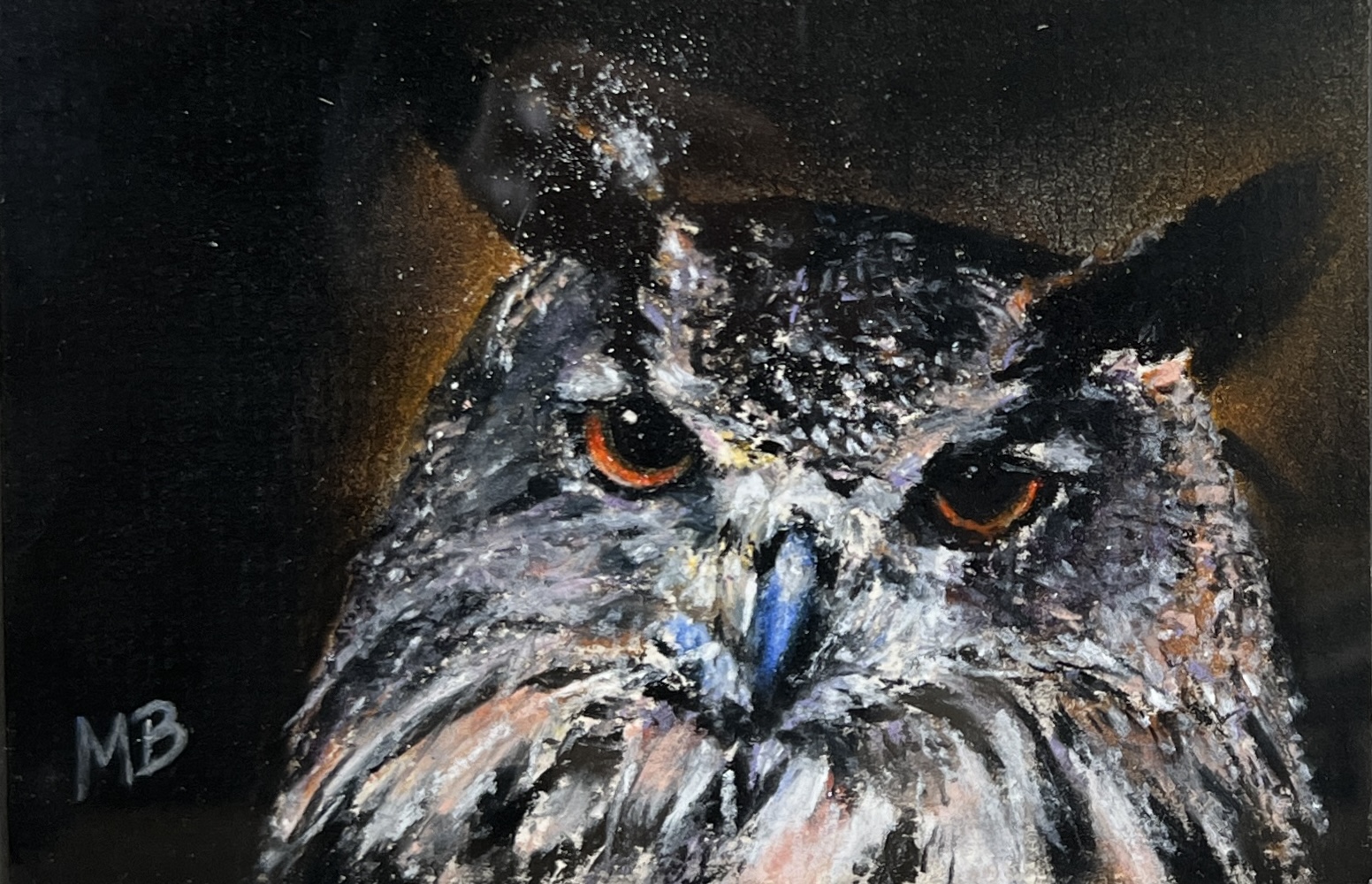 WAY Sketch for Wildlife - Eagle Owl by Martin Buffery