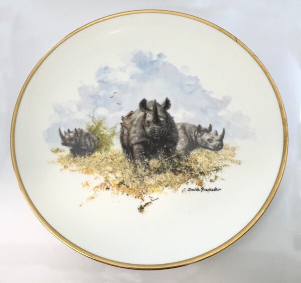 Rhino - Large Wedgwood Plate