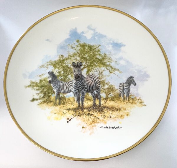 Zebra - Large Wedgwood Plate