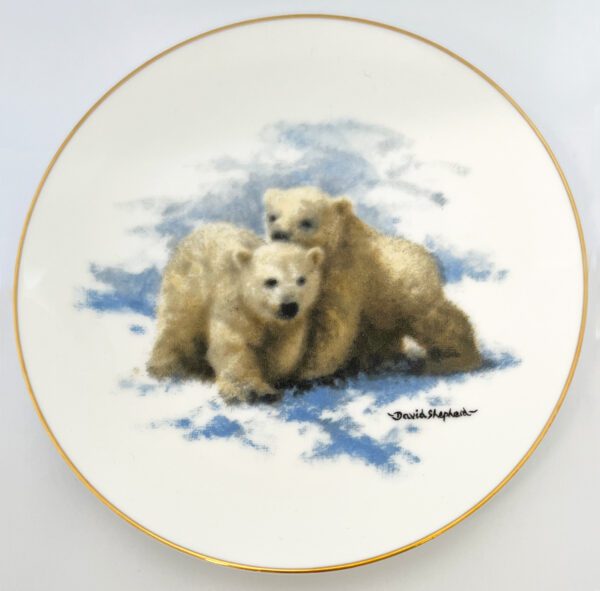 Polar Bear – Small Wedgwood Plate | David Shepherd Wildlife Foundation