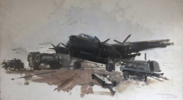 Sketch for Winter of '43 - original and finished print