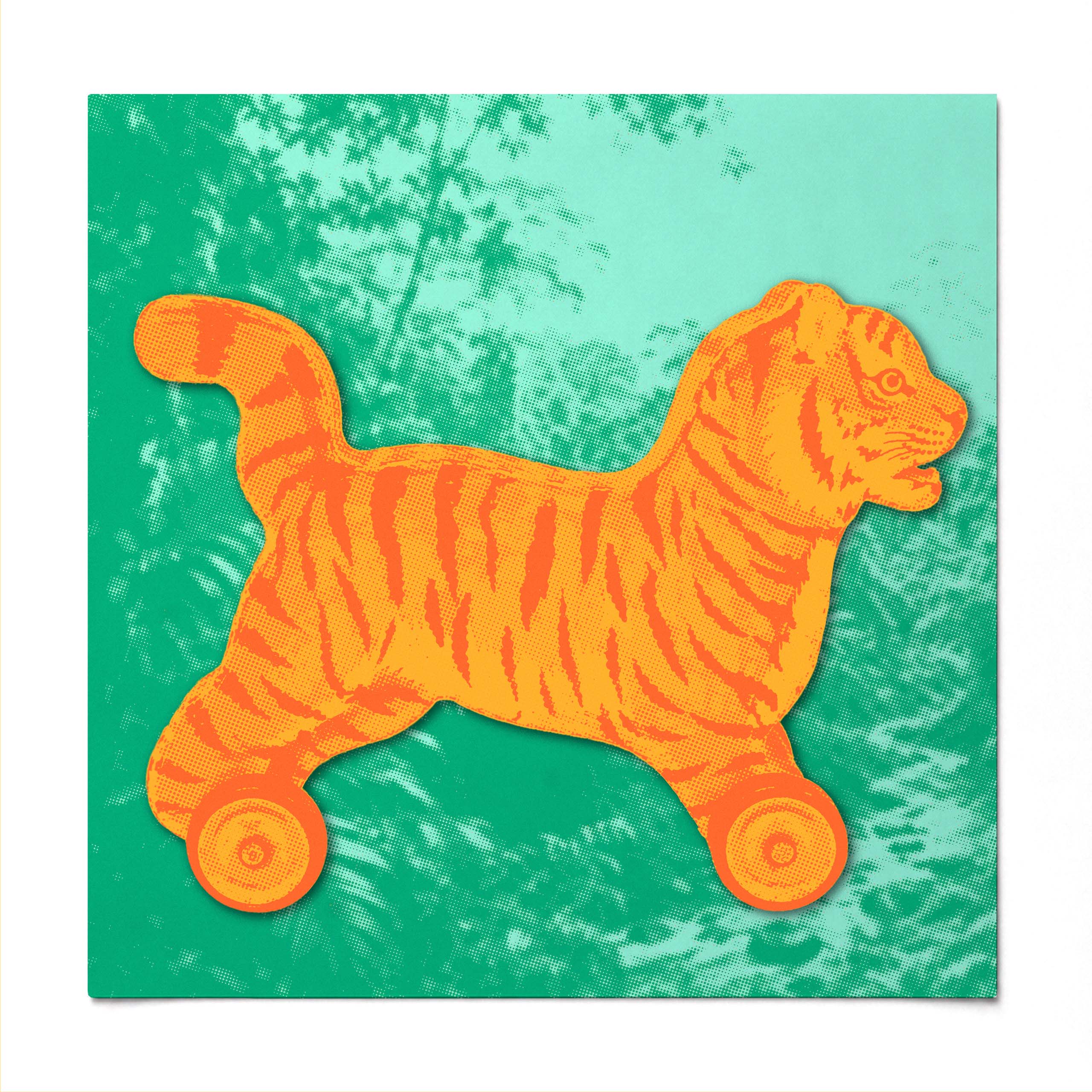 Pull-along Tiger