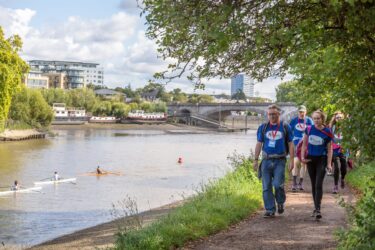 Walking in london, fundraising walk