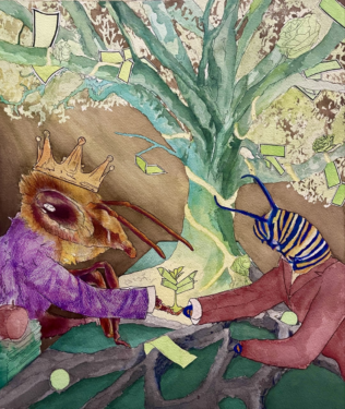 Rita Wu - Fruits of Labour - 46 x 61 - Watercolour