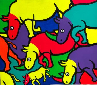 Vivid Rhinos