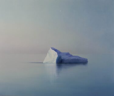 Solitary Berg at Twilight