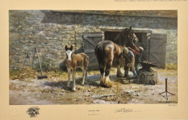 Image of Shoeing Time by David Shepherd